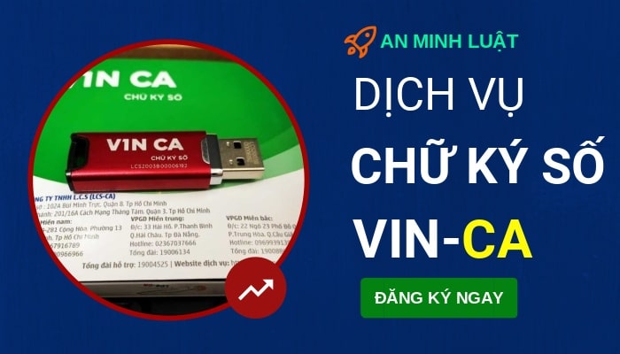 Bảng giá chữ ký số VinCA (LCS-CA) giá rẻ