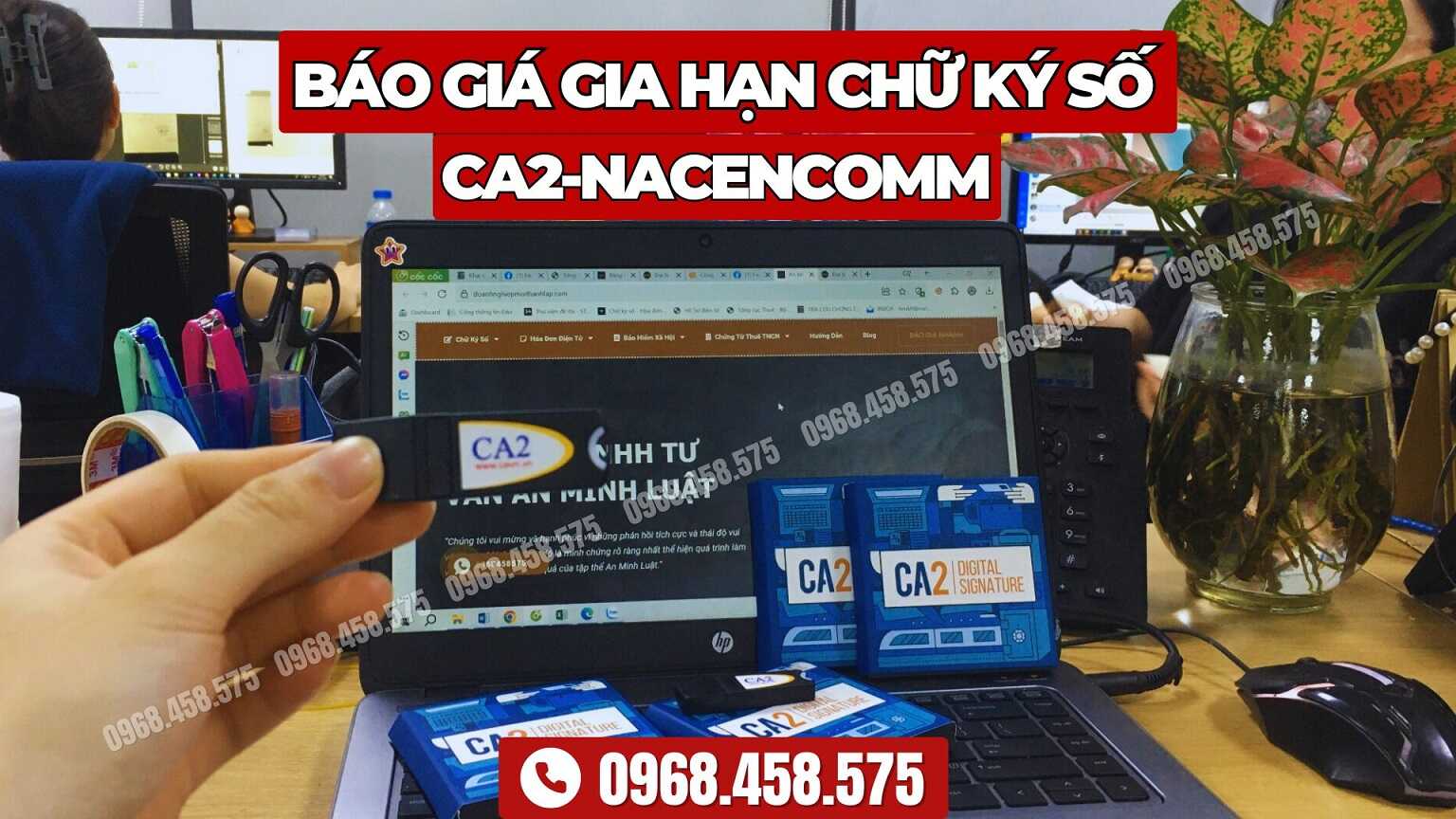 Gia hạn chữ ký số CA2