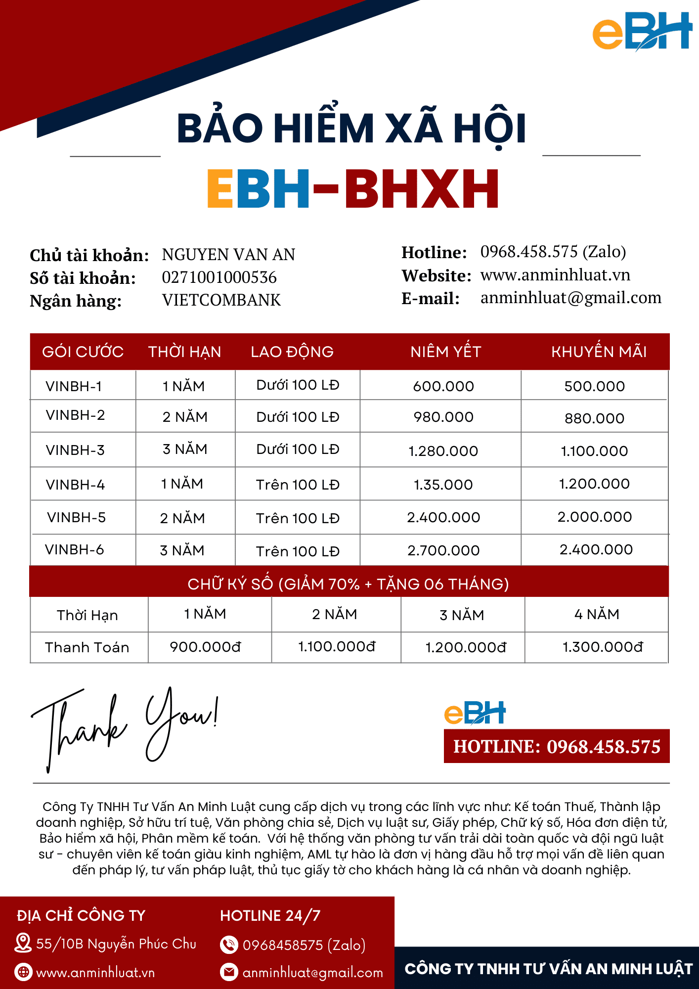 Phần mềm kê khai BHXH Thái Sơn (eBH)