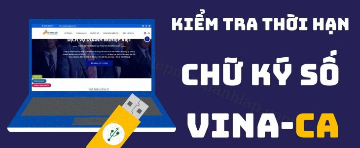 Cách kiểm tra thời hạn chữ ký số Vina-CA Smartsign