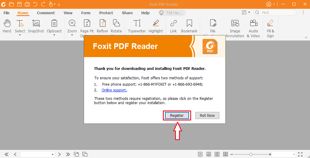 Mở file PDF bằng phầm mềm Foxit Reader