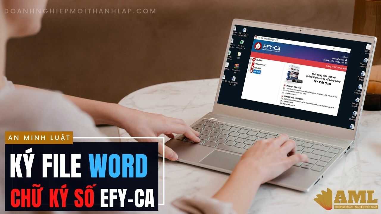 Ký file Word bằng Token EFY-CA