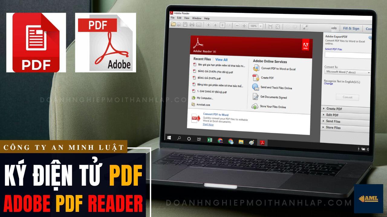 Cách Ký file PDF bằng Adobe Reader