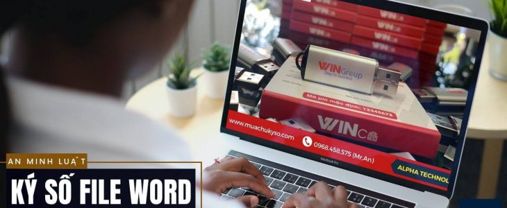 Cách tạo chữ ký số WinCA trên file Word