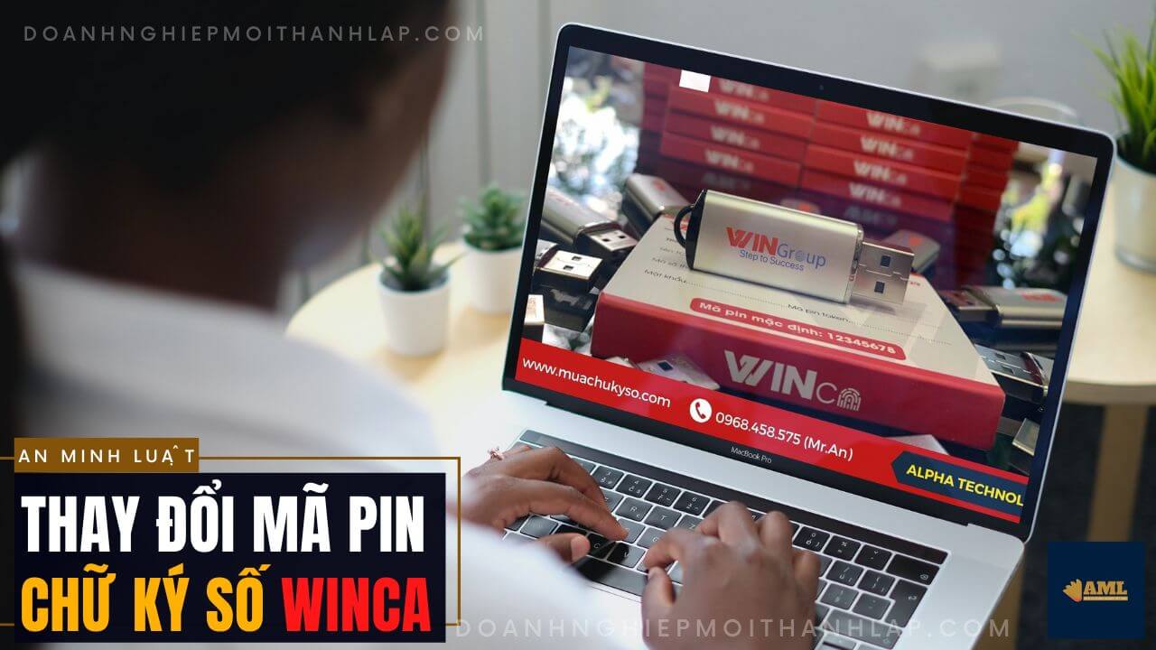 Cách thay đổi mã pin chữ ký số WinCA 