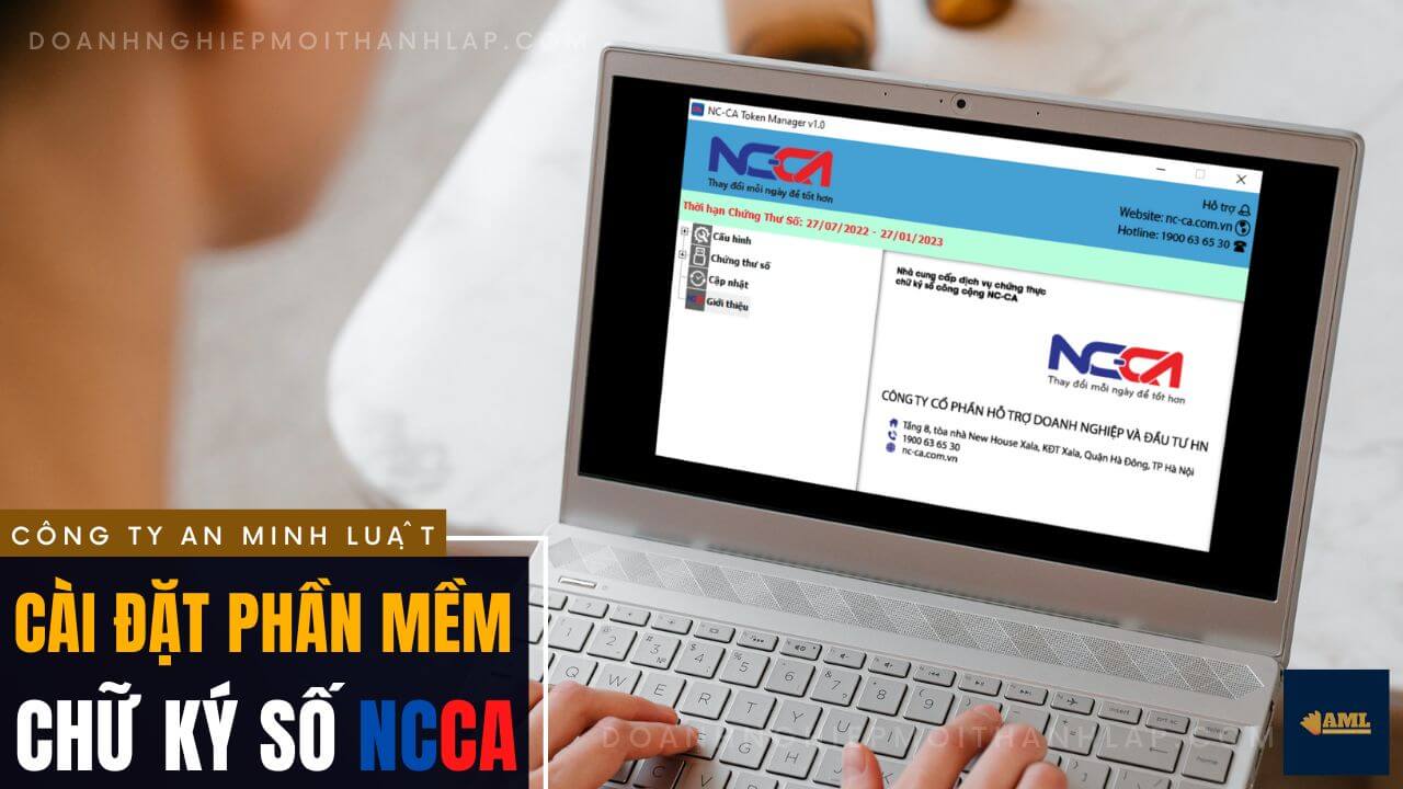 Cài đặt chữ ký số NCCA Token Manager v1.0