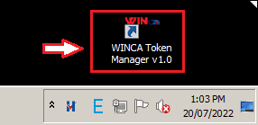 Cách thay đổi mã pin chữ ký số WinCA
