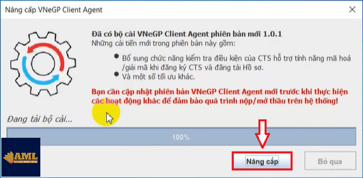Cài đặt phần mềm VNeGP Client Agent 1.0.1 mới nhất