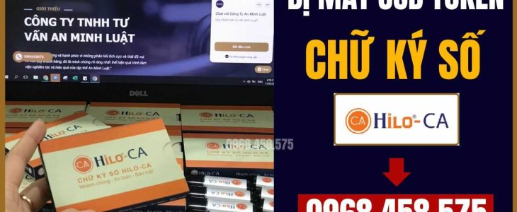 bị mất usb token chữ ký số hilo-ca