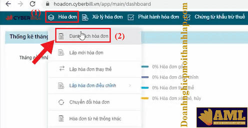 Cách tra cứu hóa đơn trên Cyberbill