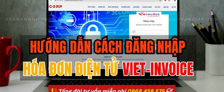 Hướng dẫn cách đăng nhập phần mềm hóa đơn VietInvoice