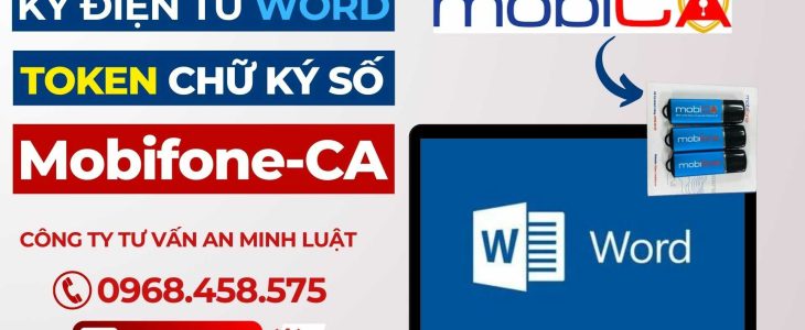 Ký điện tử File Word bằng Token Mobi-CA