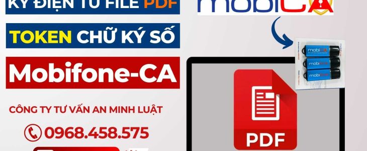 Ký điện tử PDF bằng chữ ký số Mobi-CA
