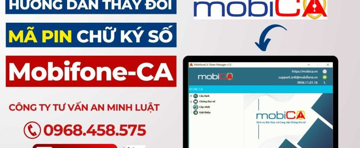 Thay đổi mã PIN Token Mobi-CA