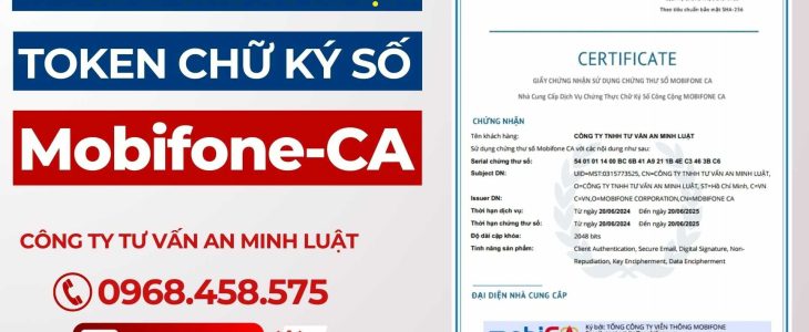 giấy chứng nhận chữ ký số mobi-ca