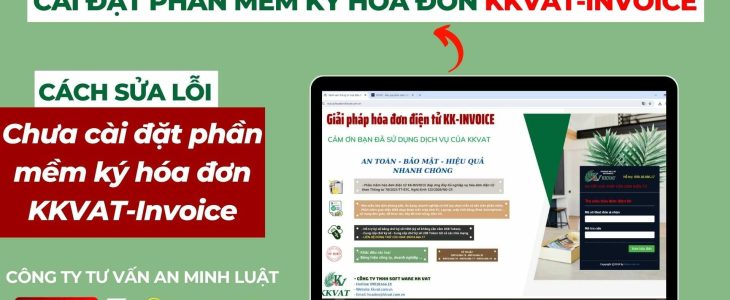 CÀI ĐẶT PHẦN MỀM KÝ HÓA ĐƠN KKVAT-INVOICE