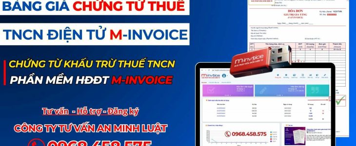 Chứng từ khấu trừ thuế TNCN Minvoice điện tử