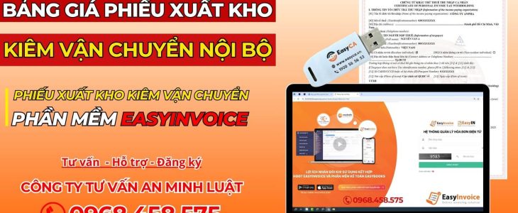 Phiếu Xuất Kho Kiêm Vận Chuyển Nội Bộ EASYINVOICE