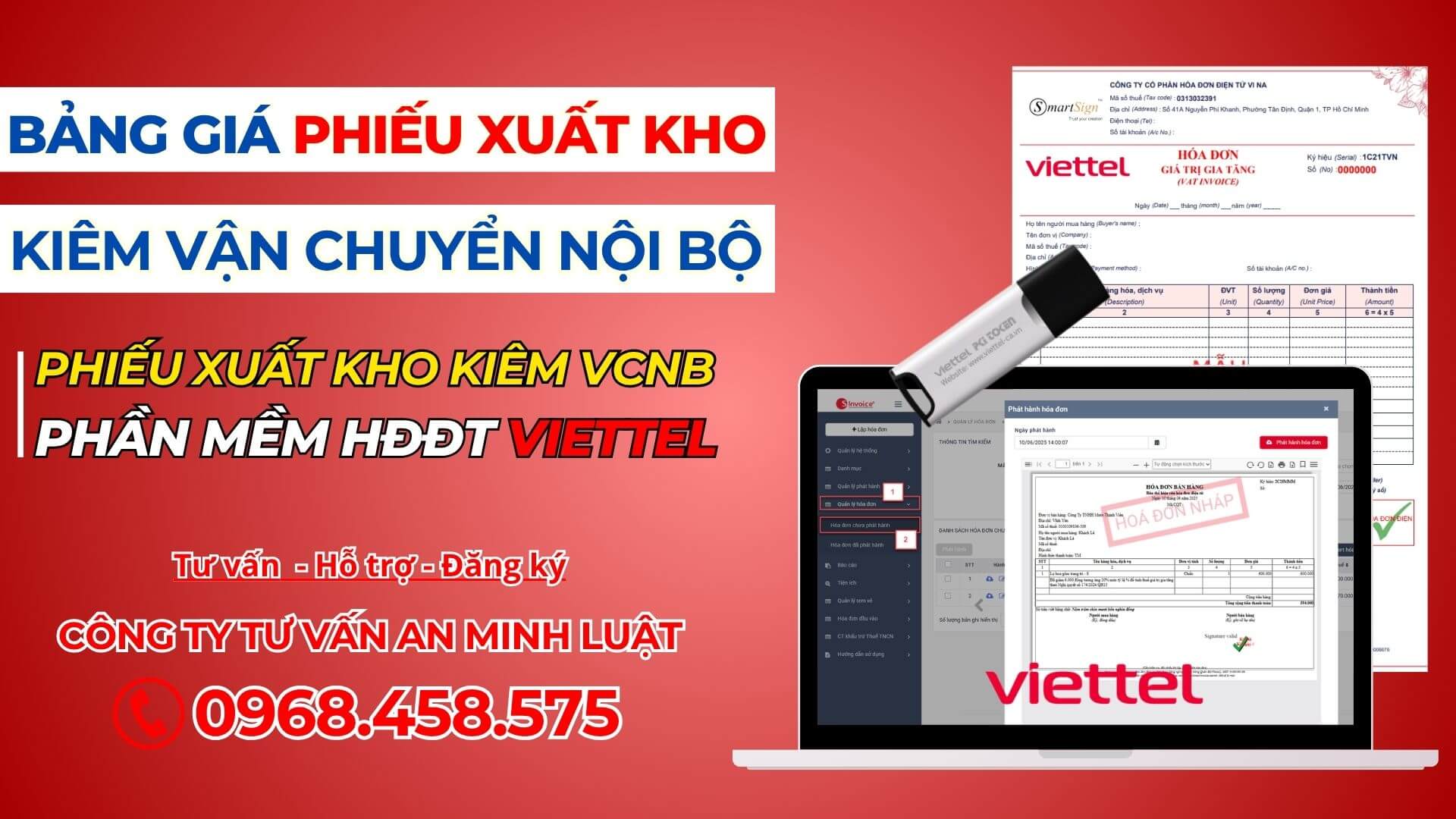 Bảng giá Phiếu Xuất Kho Kiêm Vận Chuyển Nội Bộ Viettel